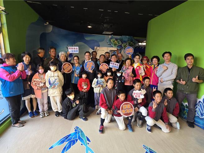 交通部观光署东部海岸国家风景区管理处都歷游客中心1楼全新沉浸式体验区今天启用。（蔡旻妤摄）