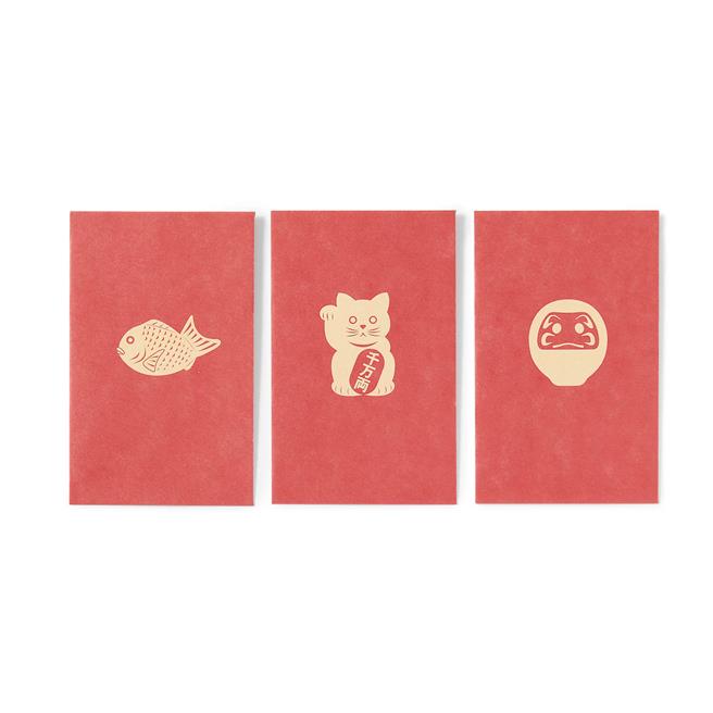 MUJI无印良品元旦当天提供会员独享好礼。当天持「MUJI passport｣手机APP至门市消费，就送限量红包袋一份。（MUJI无印良品提供）