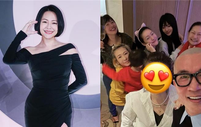 小S分享全家福照片。（中時資料照、摘自臉書）