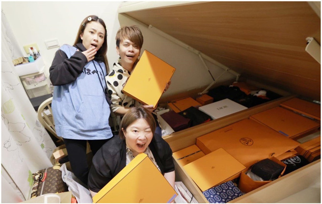 蔡阿嘎与前员工萝拉的恩怨情仇，从以前的照片来看，完全让人想不到。（图／翻摄自蔡阿嘎脸书）