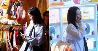 直擊／温貞菱被捕獲街頭約會！牽手、環抱超撒嬌