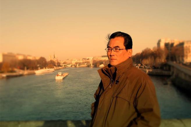 定居台南市的着名政论漫画家鱼夫12月30日因肝癌过世，享寿65岁。(取自鱼夫脸书／吕妍庭嘉义传真)