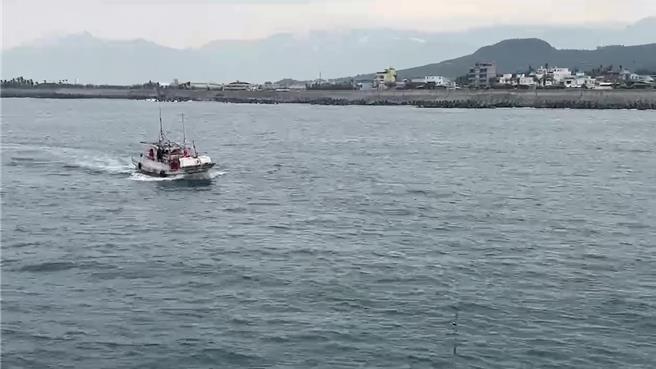 台东富冈渔港1日发生溺水意外。（读者提供／蔡旻妤台东传真）