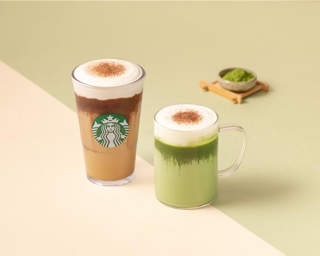 星巴克門市即起推「維也納風奶香那堤」和「奶香抹茶那堤」。（星巴克提供／朱世凱台北傳真）