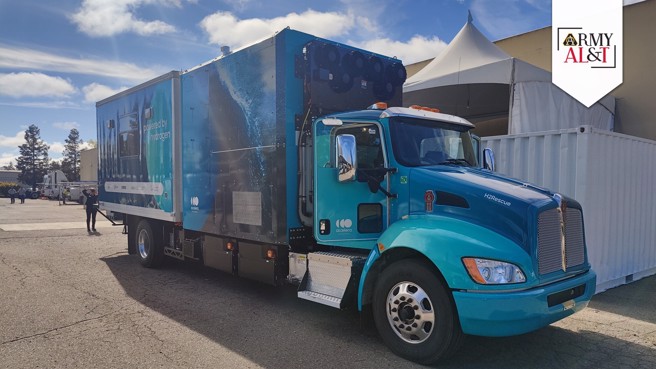 由美国能源部主导，同时与美国陆军、莱康明公司共同合作的氢动力卡车H2Rescue。(图/美国陆军)