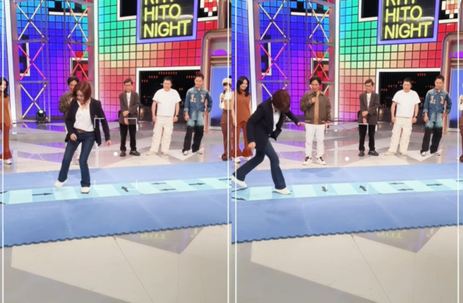 于美人录影跌倒「重摔发出声响」。（图／IG@yumeiren2024）