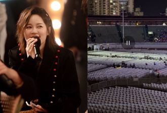 女歌手「四面台開唱」整片全嘸人 網封：最慘澹演唱會