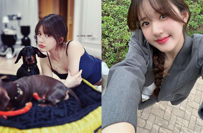 赵露思被指修修脸，失去本来特色。（图／翻摄自赵露思微博）
