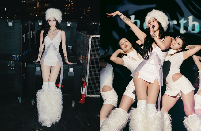 陈芳语辣秀跨年战袍。（图／翻摄自lekimberleyy IG）