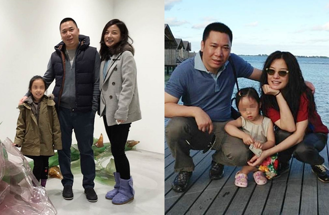 赵薇、黄有龙育有一女「小四月」。（图／翻摄自黄有龙微博）