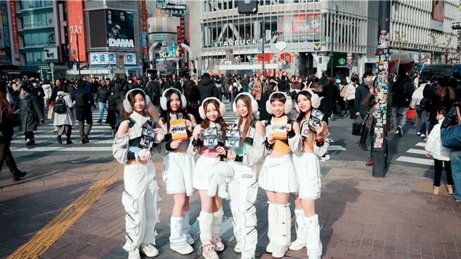 女團babyMINT日前赴東京演出。（華研國際提供）