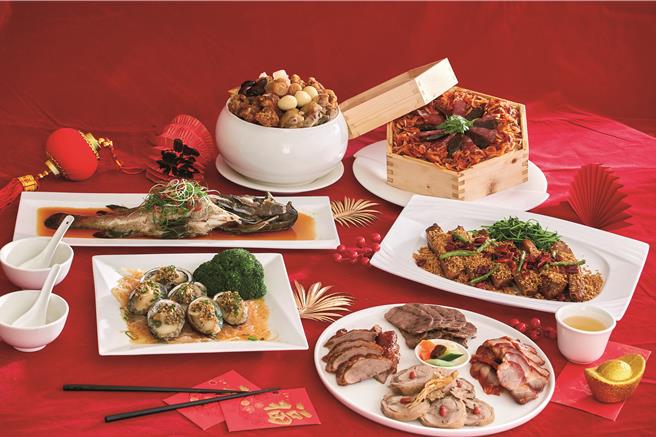 大葉高島屋推糖朝「金蛇吐祥年菜」6人組8280元，12日前早鳥優惠價7288元。（大葉高島屋提供／朱世凱台北傳真）