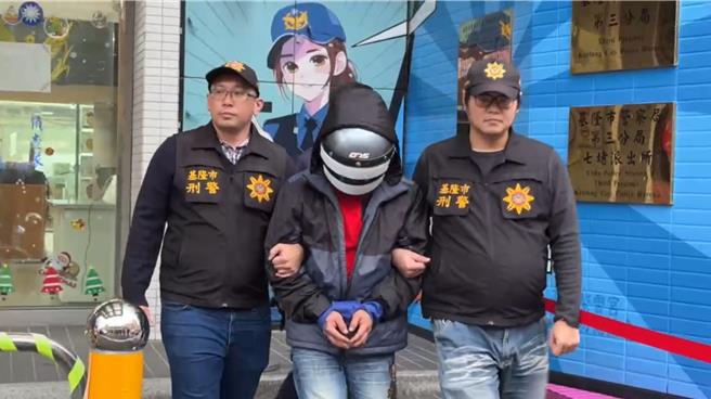 基隆市1名69歲趙姓老翁遭殺害後被焚屍棄置貨車冰櫃，基隆市警察局第三分局2日中午於新北市瑞芳區查獲43歲潘嫌到案，依涉犯殺人等罪嫌移送基隆地檢署偵辦，並建請檢察官聲請羈押。（翻攝畫面／徐佑昇基隆傳真）