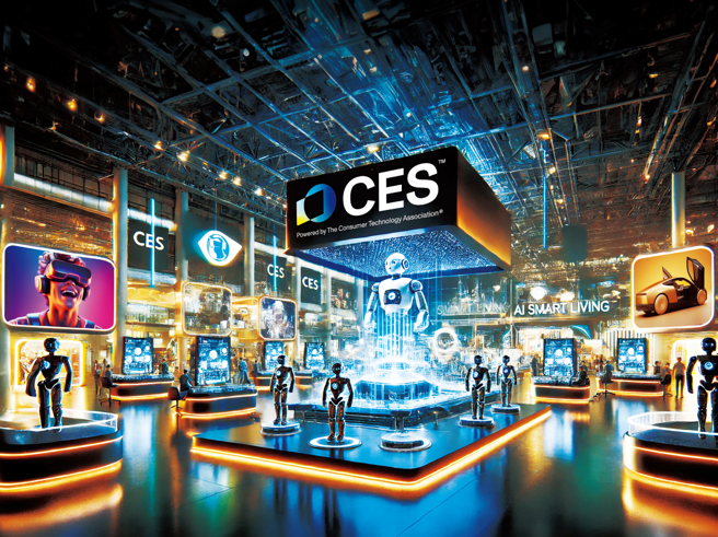 CES 2025不容错过的5项AI＋商机。(图/先探投资周刊提供)