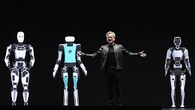 辉达将推出机器人专用电脑Jetson Thor，台湾机器人相关公司，所罗门、达明机器人、和椿积极招兵买马，备战机器人新蓝海商机。图／美联社