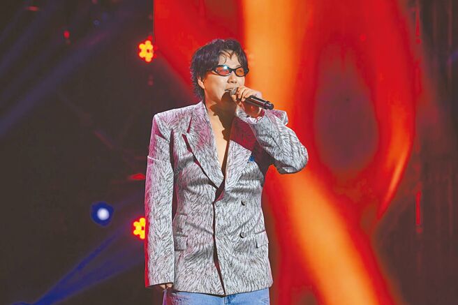 萧煌奇跨年夜在花莲压轴演出。（三立电视提供）