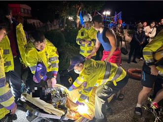 龍潭大池女子落水 警消到場救援幸無大礙