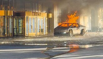 川普飯店外爆炸 凶嫌當場死亡