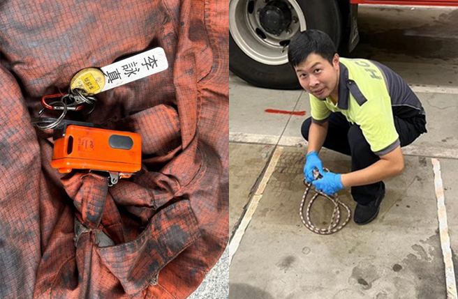 新竹市消防員李詠真在去（2024）年的「晴空匯」火警中不幸殉職。（圖／中時資料照）