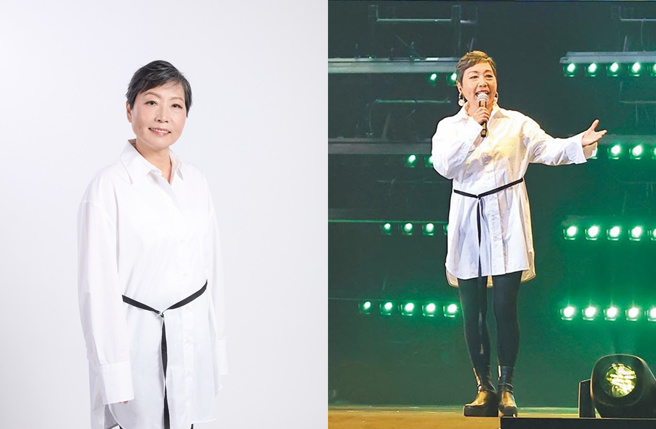 64岁民歌手王新莲唱红〈风中的早晨〉、〈往天涯的尽头单飞〉等歌曲。（图／本报资料照片（右图）、中华音乐人交流协会提供）