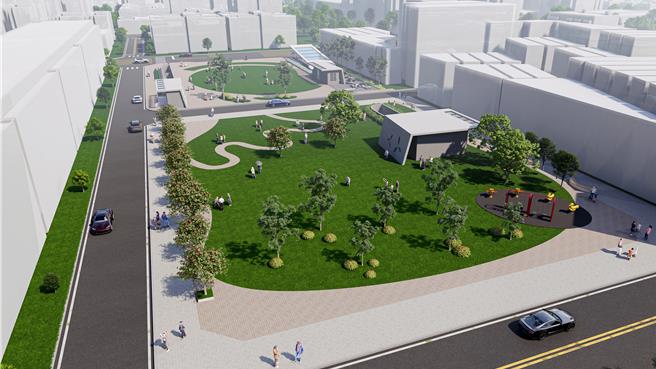 新竹市政府争取交通部补助，预计将延平路平面停车场扩增改建为地下2层停车场，未来预计可提供247个车位，日前也举办说明会，力拚2028年底前完工启用。（新竹市政府提供／王惠慧新竹传真）