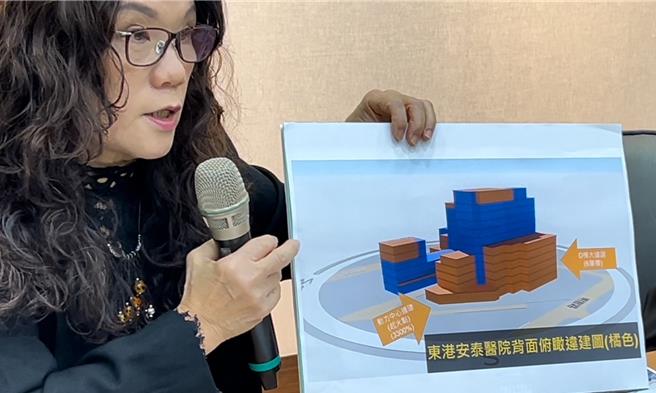 东港安泰大火不仅酿9死，更烧出医院违建率高达47.2％的惊人状况。（谢佳潾摄）