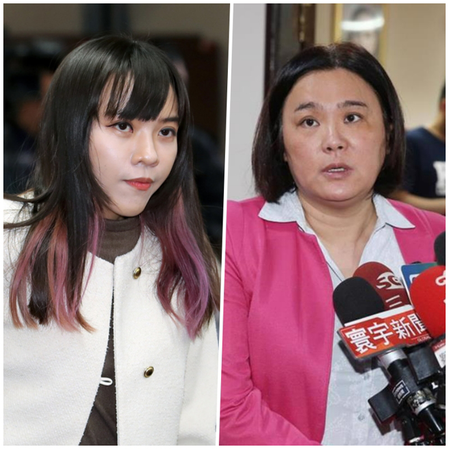 民进党立委黄捷（左）、国民党立委陈玉珍（右）。（资料照片合成）