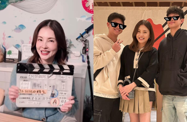 何如芸演反派被骂「绿茶」，1句话泄儿子骄傲心声。（图／脸书 何如芸 Michelle Ho）