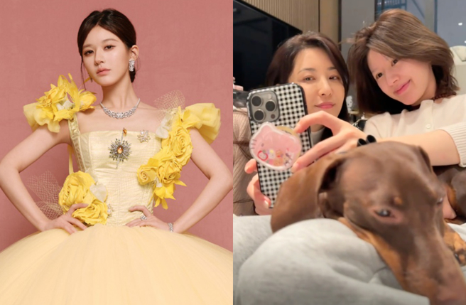 曾黎（右图左）更说2025年会一直陪伴在赵露思的身边。（图／赵露思微博、抖音）