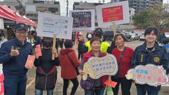 桃園警分局結合公益活動 宣導加強重要節日安全維護