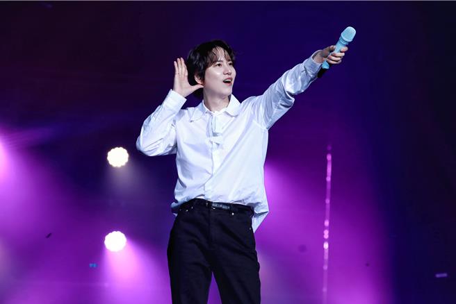 Super Junior成員圭賢4日首次以個人身份在高雄開唱。（D-SHOW提供）