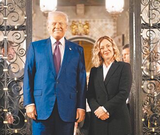 義總理晤川普 成首選歐洲盟友