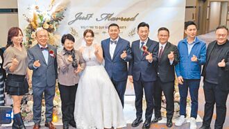 台中 江啓臣幕僚娶市府員工 盧秀燕：親上加親