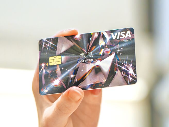 全球限量1000张「微风黑钻无限卡」， 推出3.83%回馈无上限。（微风提供）