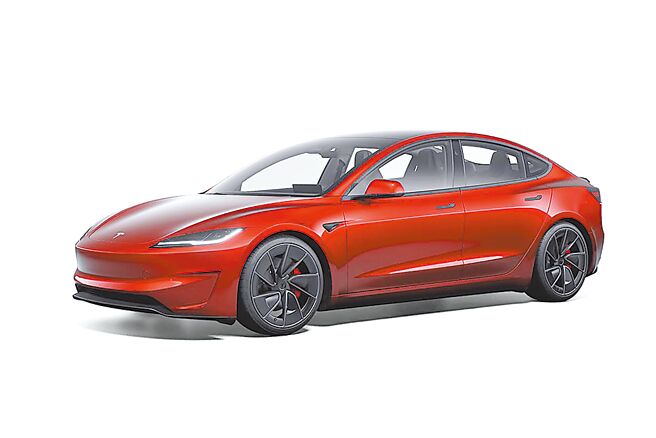 TESLA MODEL 3。（Tesla提供）