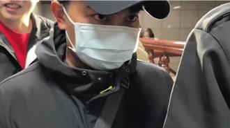 撞死運將肇逃   邱軍戴口罩現身地檢署應訊