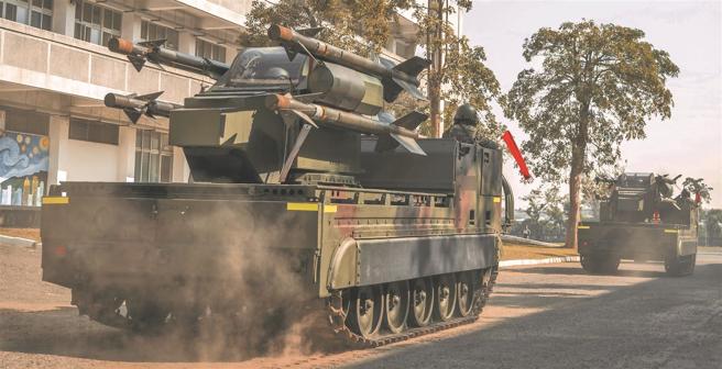  擔負我國野戰防空重任近40年的檞樹防空飛彈系統功成身退。（記者陳怡璿攝）