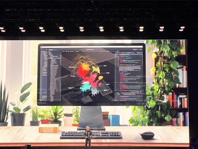 联发科携手NVIDIA合作GB10超级晶片。图／张珈睿