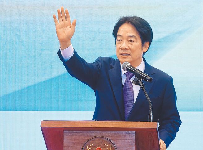 总统赖清德1日在总统府发表2025新年谈话，提到「更大的民主」引发争议。（示意图／资料照／王英豪摄）