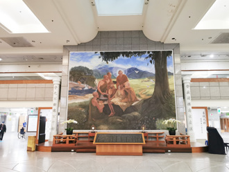 慈濟盜圖爭議 大林慈濟： 大廳壁畫加註原創者姓名