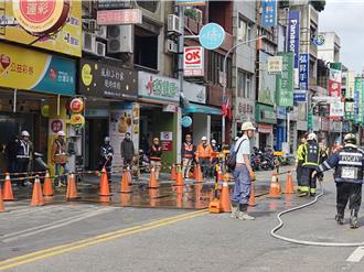 桃園馬路90公分坑洞急封路 地下淺層管線破損釀禍