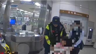 8岁女童与家人失散流落捷运站    南港警暖心助返家