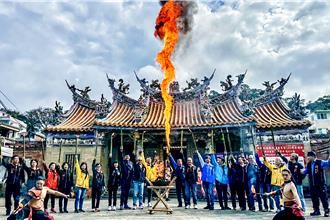 北埔「油笐火」迎元宵 免费接驳车载你畅游客庄文化