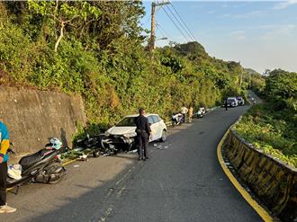 高雄柴山大道死亡車禍！19歲男疑自摔「猛撞轎車」 送醫不治