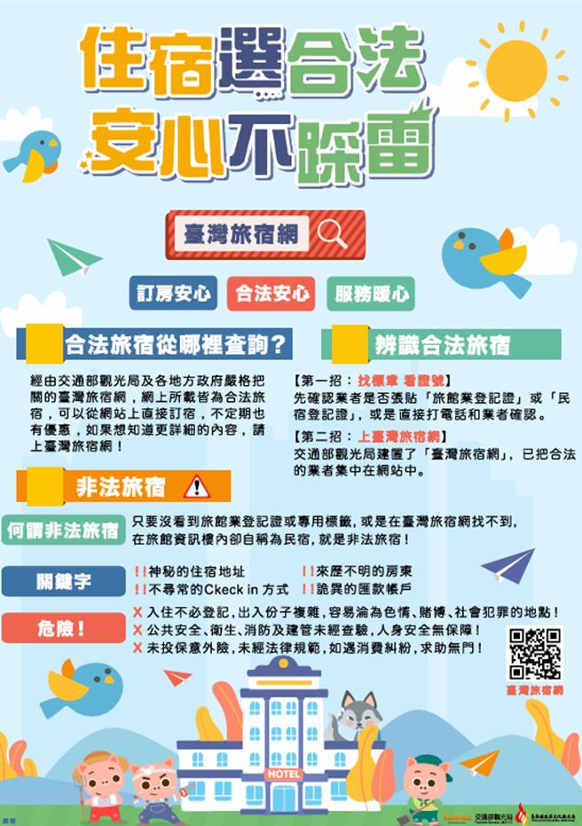 立法院於1月7日三讀通過《發展觀光條例》部分條文修正案，苗栗縣政府籲請旅宿業者依規合法經營  以打造安心旅遊環境。（苗栗縣政府提供／謝明俊苗栗傳真）