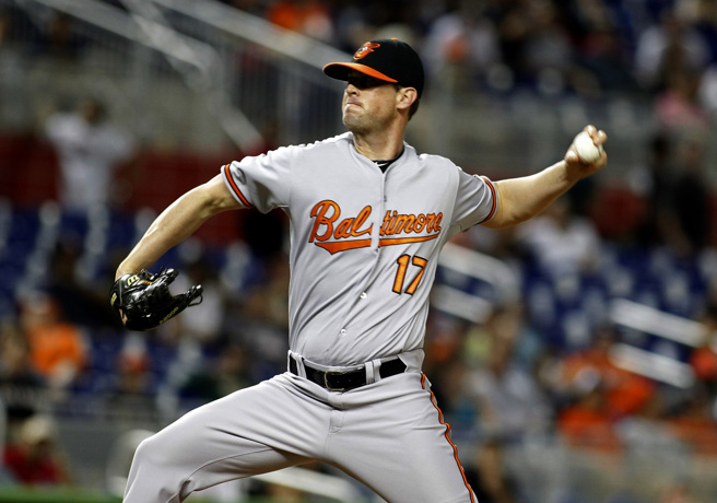 陈伟殷金莺时期队友Brian Matusz惊传离世，享年37岁。（图／美联社）