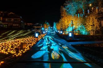 冬季限定點燈！日本山口縣長門湯本溫泉的1／31浪漫起跑