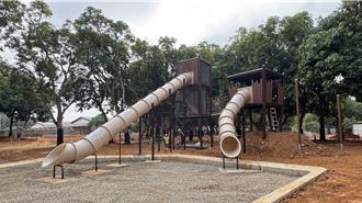 台中后里森林公園斥資3700萬 打造自然體驗遊戲場