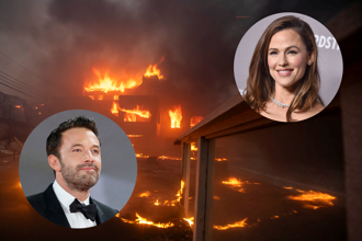 洛杉矶野火》「蝙蝠侠」烈焰当前衝了！班艾佛列克直奔前妻家