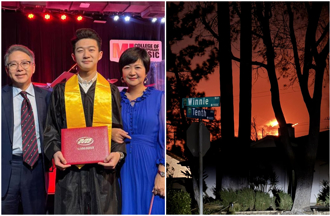 洛杉磯野火》崔佩儀兒子住那！ 貝克宇緊急撤離災區曝逃難實況